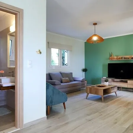 Melias, Luxurious With Superb View Of The Islands, 400 M From The Sea Villa