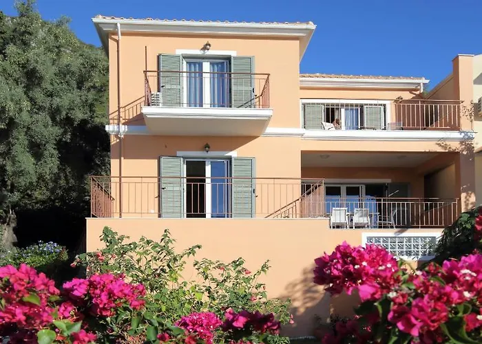 فيلة Melias, Luxurious With Superb View Of The Islands, 400 M From The Sea نيدري